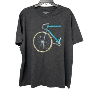 Banana Republic Eco Premium Wash Men’s Graphic T-Shirt | Dark Gray | Size XXL